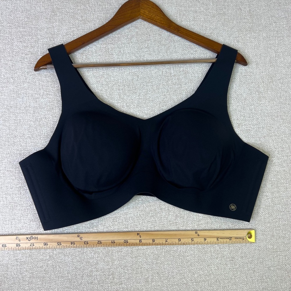 Honeylove Crossover Bra Black Wireless Seamless Bralette 3X LWBR0101 - Picture 4 of 5